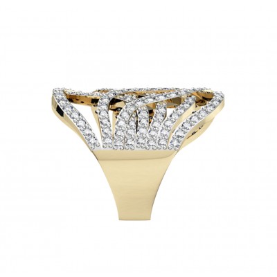 Sophisticated Diamond Cocktail Ring